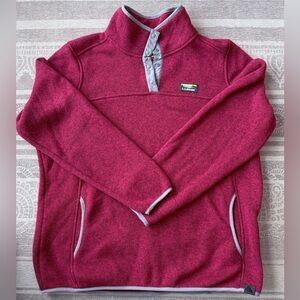 Women’s LL Bean Sweater Fleece Pullover Size-XL